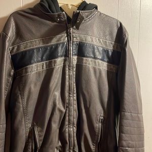 Rerun leather jacket